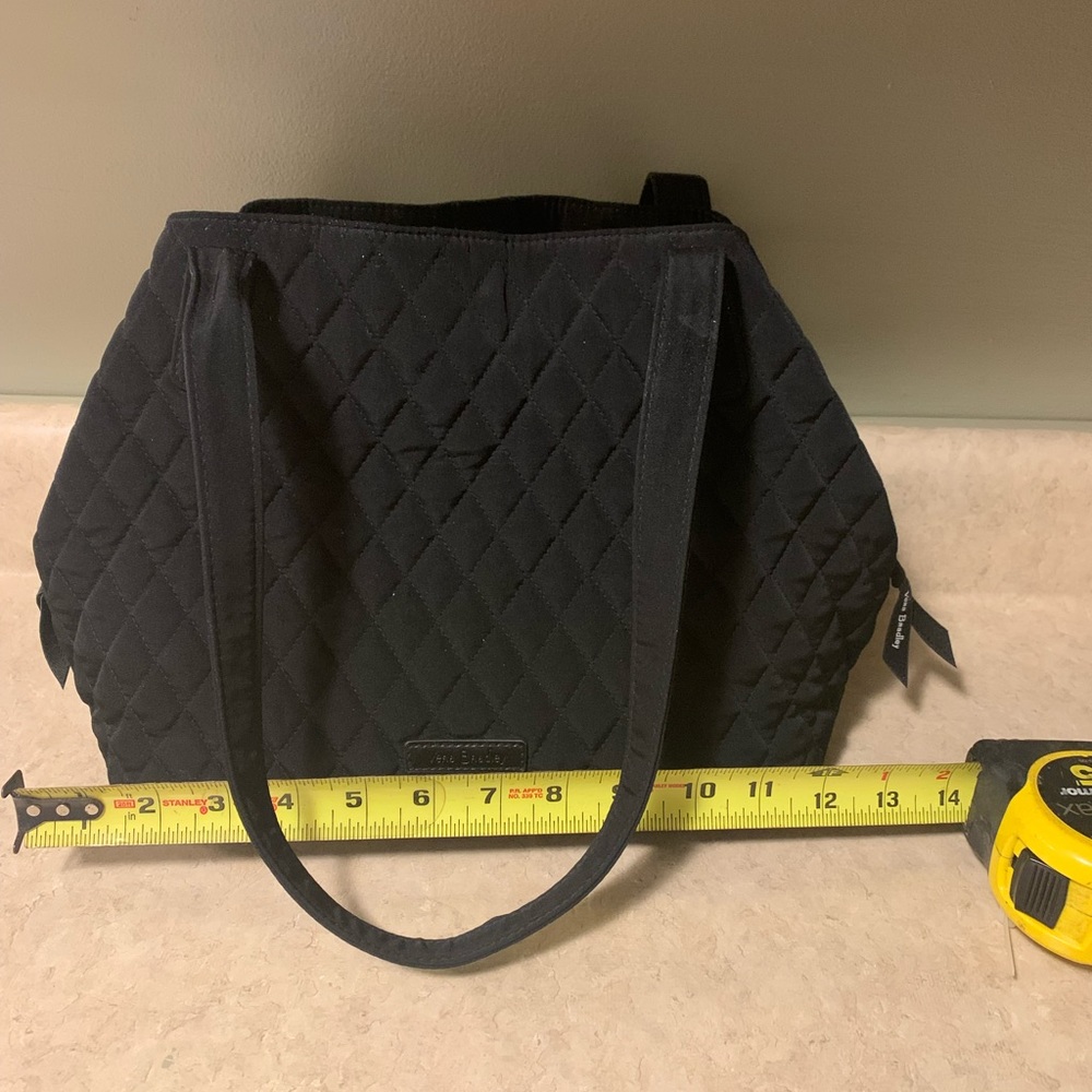 Vera Bradley black quilted purse
